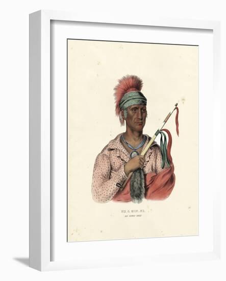 An Ioway Chief-McKenney & Hall-Framed Art Print