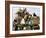 An Iraqi Family and Their Sheep Ride on Their Tractor to Fetch Water Outside the Town of Najaf-null-Framed Photographic Print