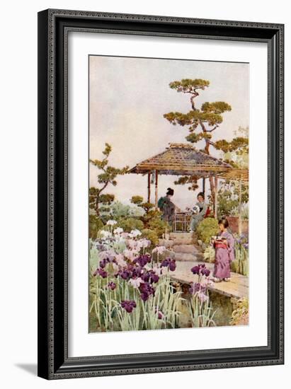 An Iris Garden-Ella Du Cane-Framed Giclee Print