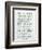 An Irish Blessing on Hindsight, Foresight & Insight - 1741, Ireland Map-null-Framed Giclee Print