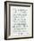 An Irish Blessing on Hindsight, Foresight & Insight - 1741, Ireland Map-null-Framed Giclee Print