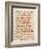 An Irish Blessing on Hindsight, Foresight & Insight - 1741, Ireland Map-null-Framed Giclee Print