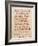 An Irish Blessing on Hindsight, Foresight & Insight - 1741, Ireland Map-null-Framed Giclee Print