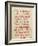 An Irish Blessing on Hindsight, Foresight & Insight - 1741, Ireland Map-null-Framed Giclee Print