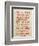 An Irish Blessing on Hindsight, Foresight & Insight - 1741, Ireland Map-null-Framed Giclee Print