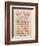 An Irish Blessing on Hindsight, Foresight & Insight - 1741, Ireland Map-null-Framed Giclee Print