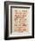 An Irish Blessing on Hindsight, Foresight & Insight - 1741, Ireland Map-null-Framed Giclee Print