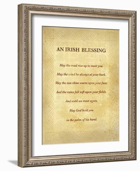 An Irish Blessing-The Inspirational Collection-Framed Art Print