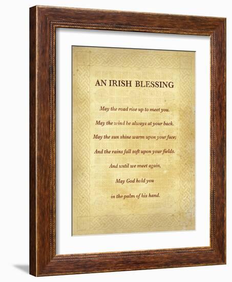 An Irish Blessing-The Inspirational Collection-Framed Art Print