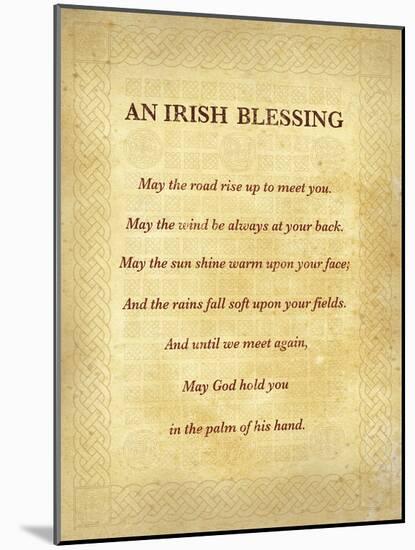 An Irish Blessing-The Inspirational Collection-Mounted Art Print