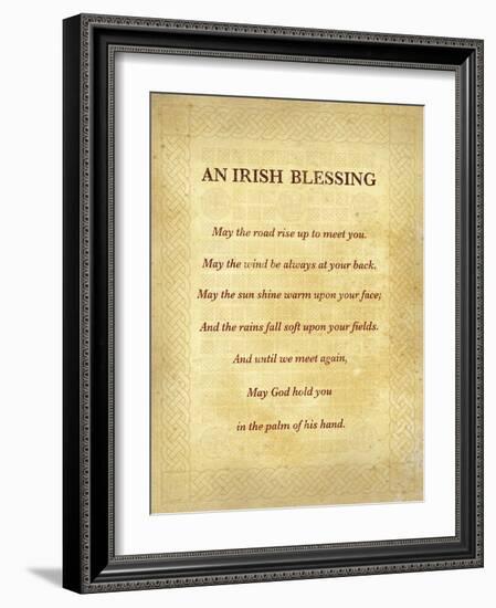 An Irish Blessing-The Inspirational Collection-Framed Art Print