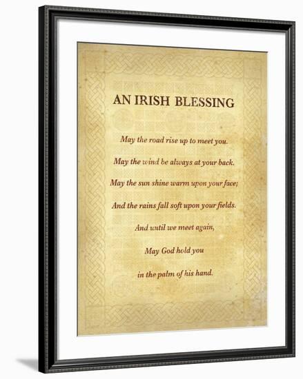 An Irish Blessing-The Inspirational Collection-Framed Giclee Print