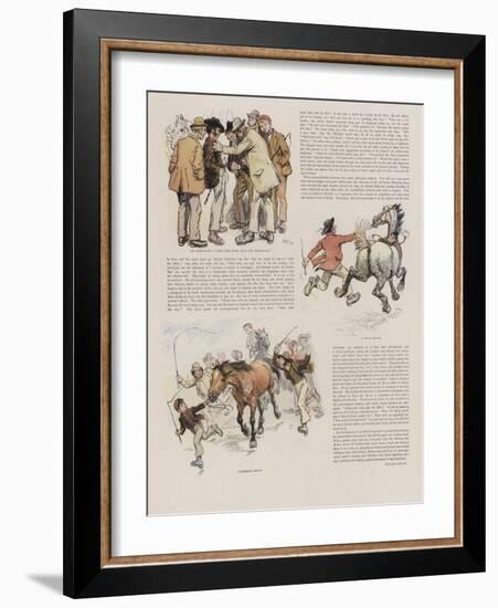 An Irish Horse Fair-Hugh Thomson-Framed Giclee Print