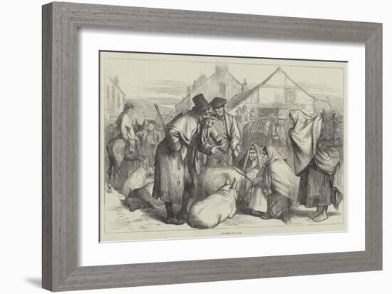 An Irish Pig Fair-null-Framed Giclee Print