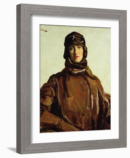 An Irish Pilot, 1928-Sir John Lavery-Framed Giclee Print