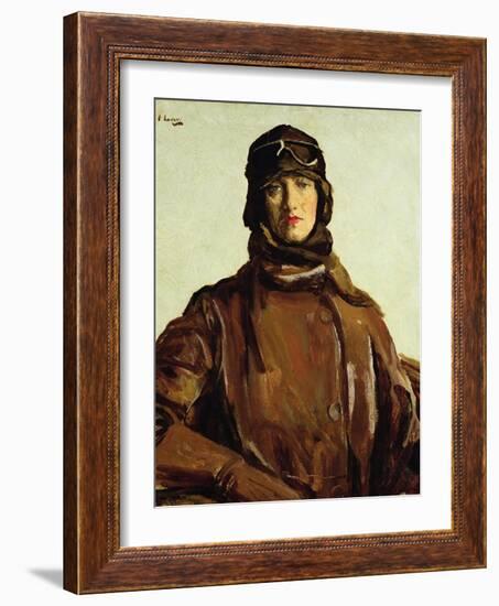 An Irish Pilot, 1928-Sir John Lavery-Framed Giclee Print