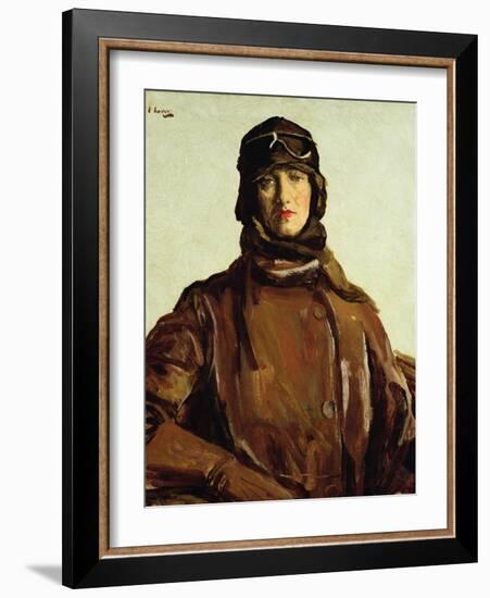 An Irish Pilot, 1928-Sir John Lavery-Framed Giclee Print