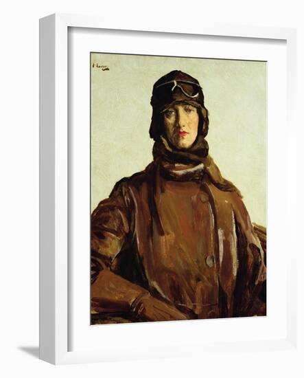 An Irish Pilot, 1928-Sir John Lavery-Framed Giclee Print