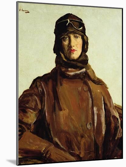An Irish Pilot, 1928-Sir John Lavery-Mounted Giclee Print