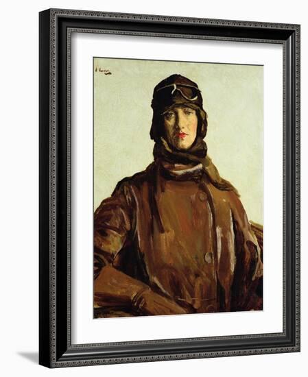 An Irish Pilot, 1928-Sir John Lavery-Framed Giclee Print