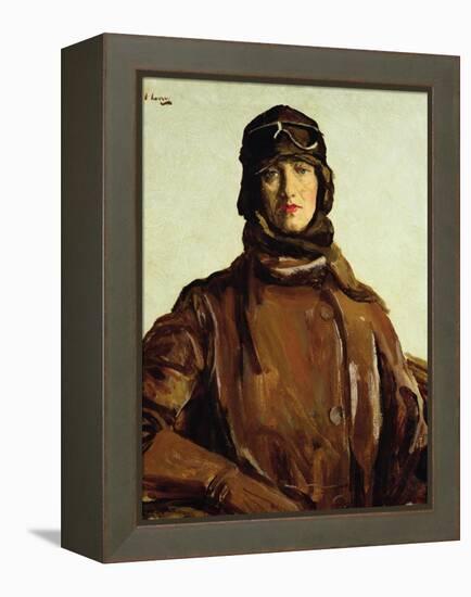 An Irish Pilot, 1928-Sir John Lavery-Framed Premier Image Canvas