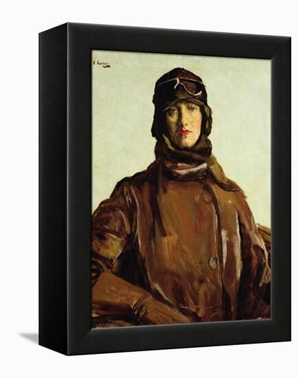 An Irish Pilot, 1928-Sir John Lavery-Framed Premier Image Canvas