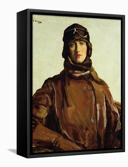 An Irish Pilot, 1928-Sir John Lavery-Framed Premier Image Canvas