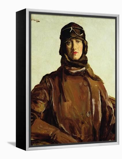 An Irish Pilot, 1928-Sir John Lavery-Framed Premier Image Canvas