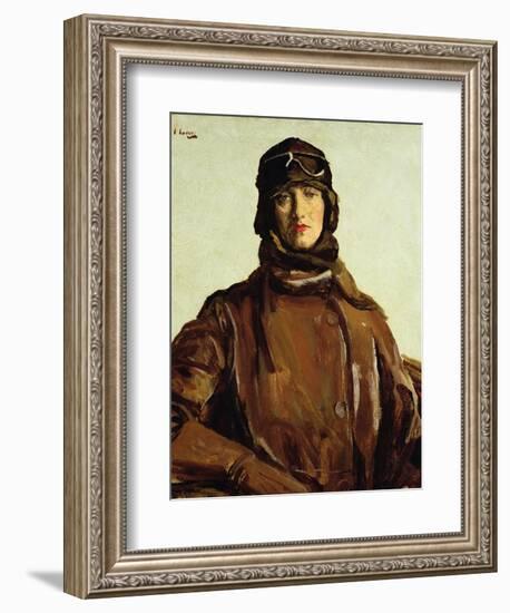 An Irish Pilot, 1928-Sir John Lavery-Framed Giclee Print