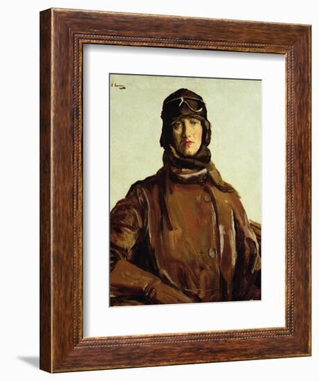 An Irish Pilot, 1928-Sir John Lavery-Framed Giclee Print