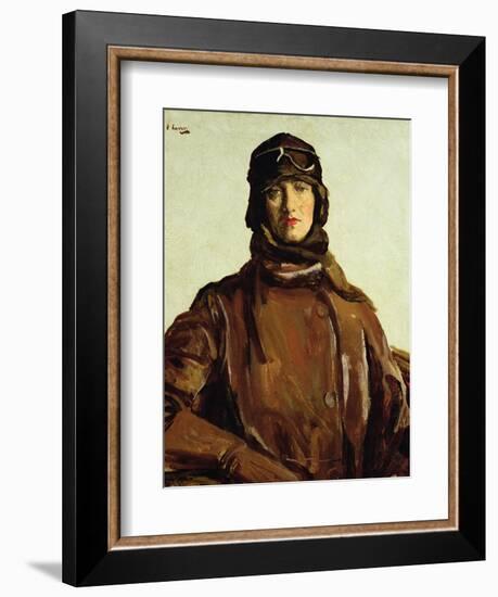 An Irish Pilot, 1928-Sir John Lavery-Framed Giclee Print