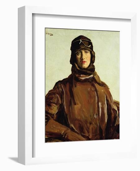 An Irish Pilot, 1928-Sir John Lavery-Framed Giclee Print