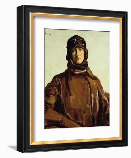 An Irish Pilot, 1928-Sir John Lavery-Framed Giclee Print