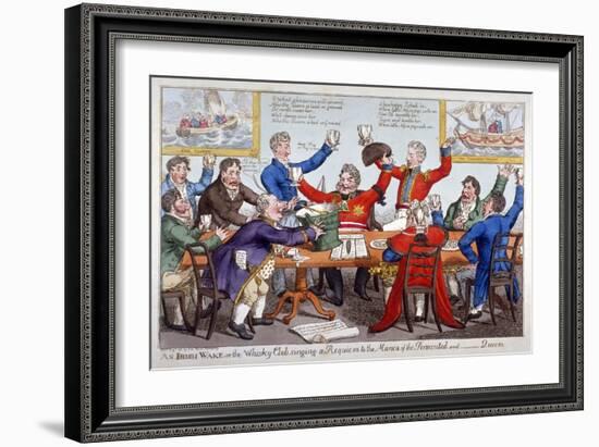 An Irish Wake..., 1821-C Williams-Framed Giclee Print