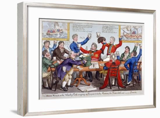 An Irish Wake..., 1821-C Williams-Framed Giclee Print