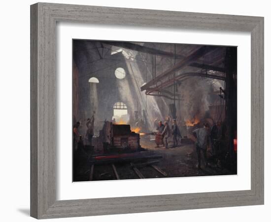 An Iron Foundry-Fernand Cormon-Framed Giclee Print