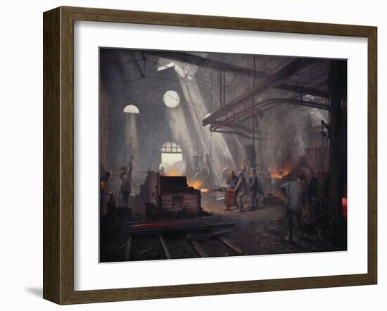 An Iron Foundry-Fernand Cormon-Framed Giclee Print