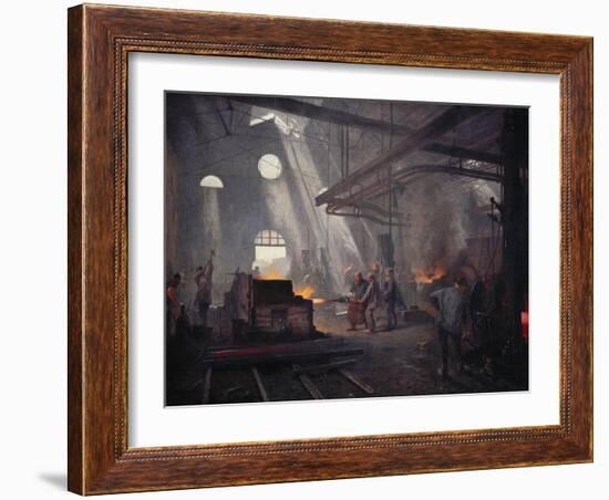 An Iron Foundry-Fernand Cormon-Framed Giclee Print