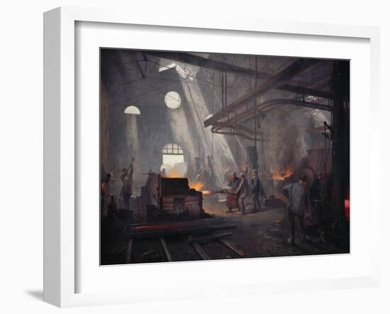 An Iron Foundry-Fernand Cormon-Framed Giclee Print