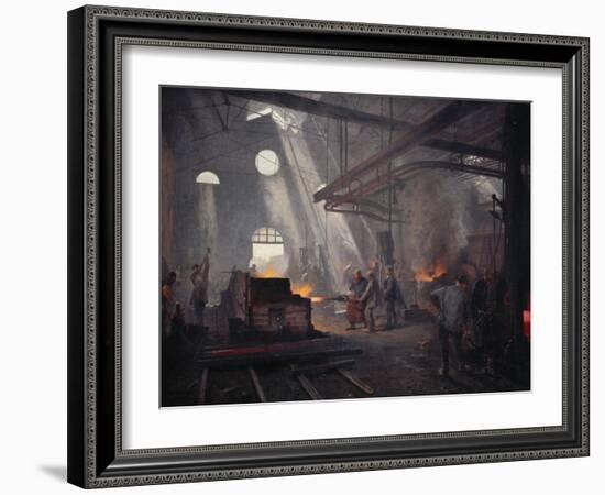 An Iron Foundry-Fernand Cormon-Framed Giclee Print