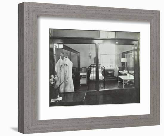 An Isolation Chamber, Brook General Hospital, London, 1935-null-Framed Photographic Print