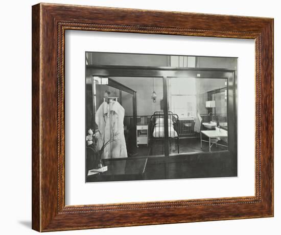 An Isolation Chamber, Brook General Hospital, London, 1935-null-Framed Photographic Print