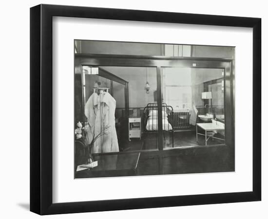 An Isolation Chamber, Brook General Hospital, London, 1935-null-Framed Photographic Print