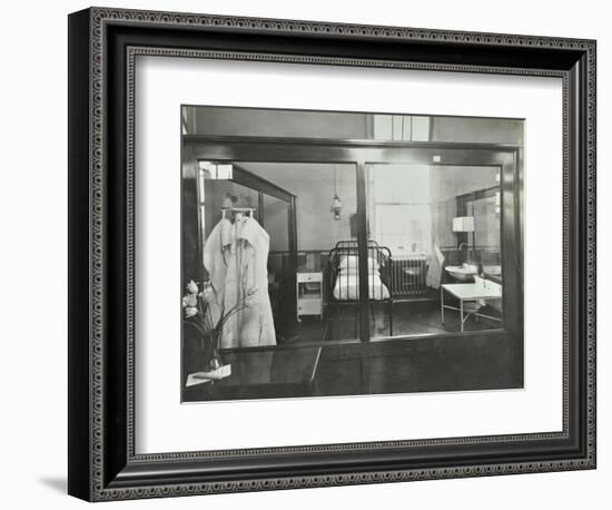 An Isolation Chamber, Brook General Hospital, London, 1935-null-Framed Photographic Print