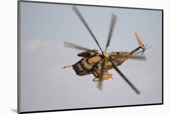 An Israeli Air Force Ch-53 Yasur Helicopter in Flight over Israel-Stocktrek Images-Mounted Photographic Print