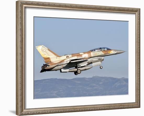 An Israeli Air Force F-16I Sufa-Stocktrek Images-Framed Photographic Print