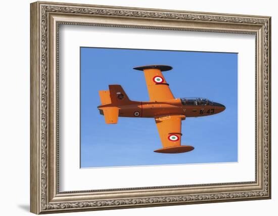 An Italian Air Force Mb-326E Jet Trainer over Italy-Stocktrek Images-Framed Photographic Print