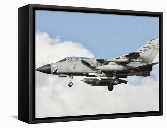 An Italian Air Force Panavia Tornado ECR Returns from a Mission over Libya-Stocktrek Images-Framed Premier Image Canvas