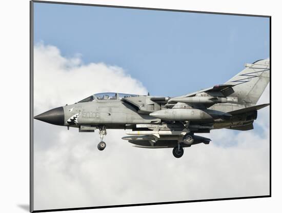An Italian Air Force Panavia Tornado ECR Returns from a Mission over Libya-Stocktrek Images-Mounted Photographic Print