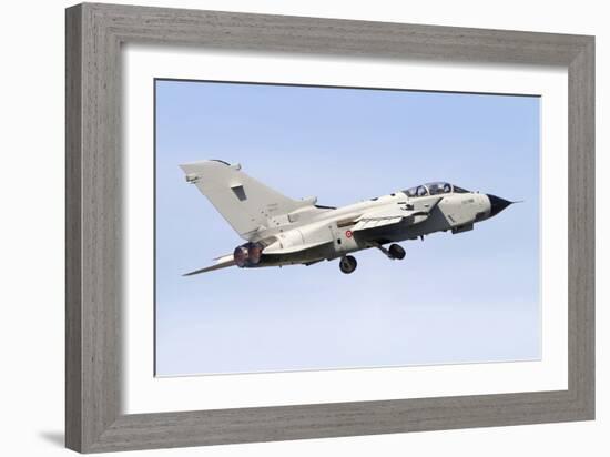 An Italian Air Force Panavia Tornado Ids Mlu Taking Off, Italy-Stocktrek Images-Framed Photographic Print